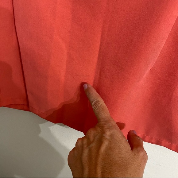 Figs Technical Collection Womans Hot Coral Scrubs Top Pockets Small - Picture 7 of 7